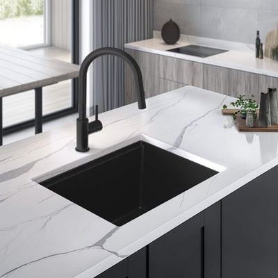 25" Undermount Workstation Single Bowl Quartz Kitchen Sink - C4-25ST  - Shop at Home Craft Studio - 7