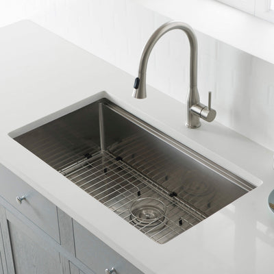 33" Undermount Single Bowl Stainless Steel Workstation Sink - C1-33ST  - Shop at Home Craft Studio - 4