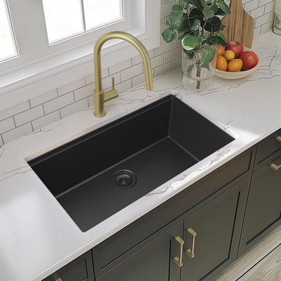 33" Undermount Workstation Single Bowl Quartz Kitchen Sink - C4-33ST  - Shop at Home Craft Studio - 3