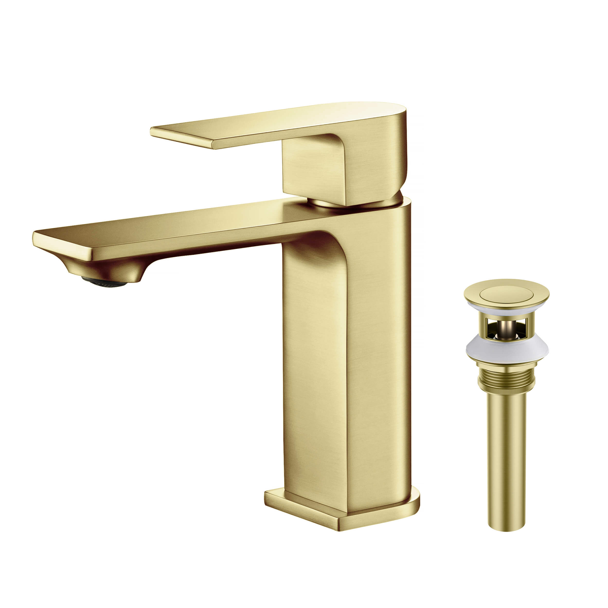 Aurora Single Handle Bathroom Vanity Sink Faucet with Pop Up Drain CBF-1001  - Shop at Home Craft Studio - 1