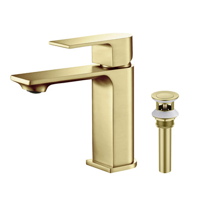 Aurora Single Handle Bathroom Vanity Sink Faucet with Pop Up Drain CBF-1001  - Shop at Home Craft Studio - 1