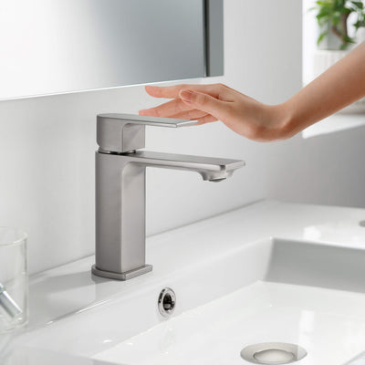 Aurora Single Handle Bathroom Vanity Sink Faucet with Pop Up Drain CBF-1001  - Shop at Home Craft Studio - 8