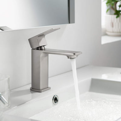 Aurora Single Handle Bathroom Vanity Sink Faucet with Pop Up Drain CBF-1001  - Shop at Home Craft Studio - 10