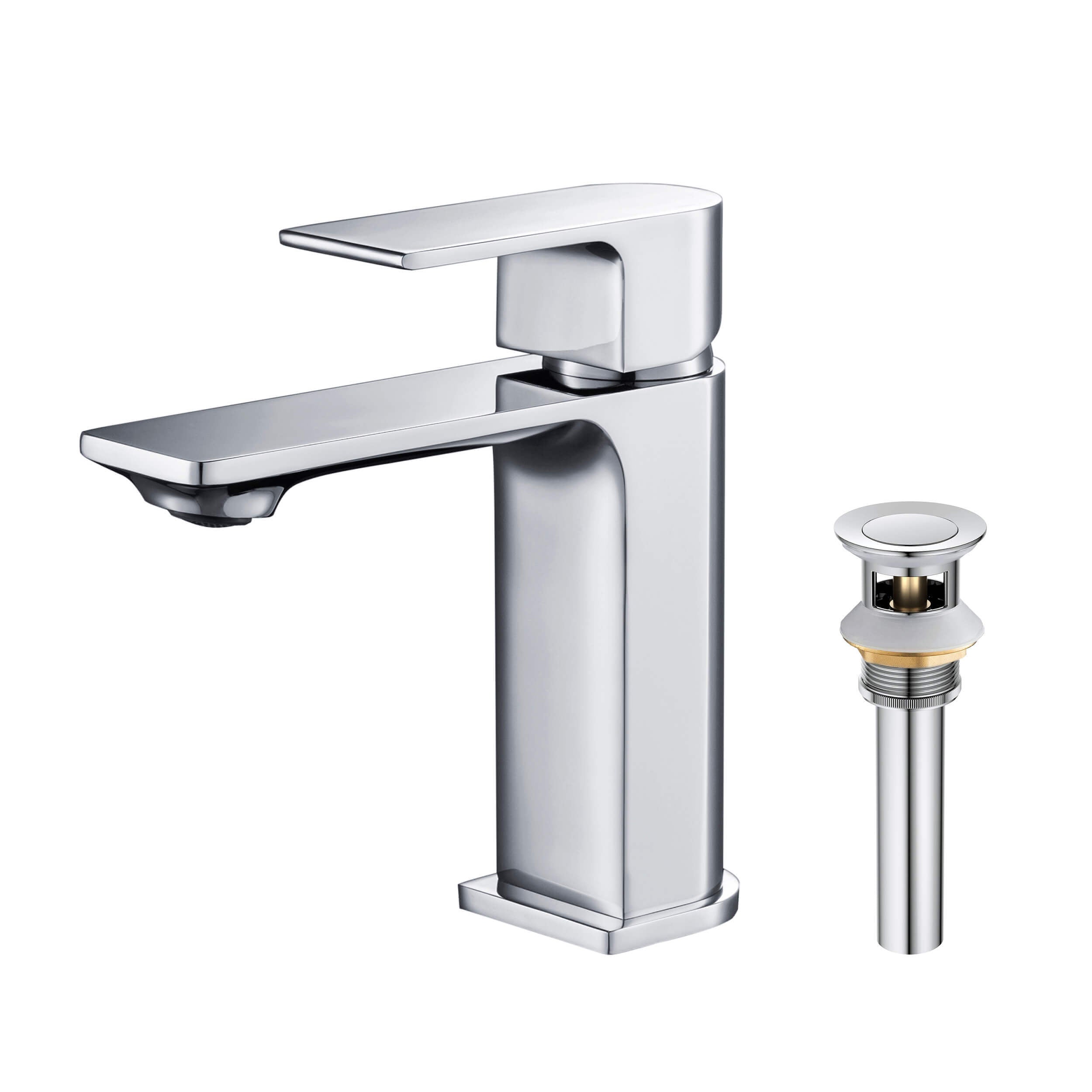 Aurora Single Handle Bathroom Vanity Sink Faucet with Pop Up Drain CBF-1001  - Shop at Home Craft Studio - 13