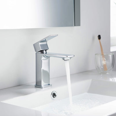 Aurora Single Handle Bathroom Vanity Sink Faucet with Pop Up Drain CBF-1001  - Shop at Home Craft Studio - 15