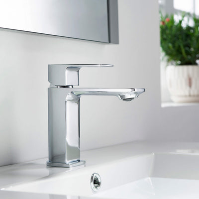 Aurora Single Handle Bathroom Vanity Sink Faucet with Pop Up Drain CBF-1001  - Shop at Home Craft Studio - 17
