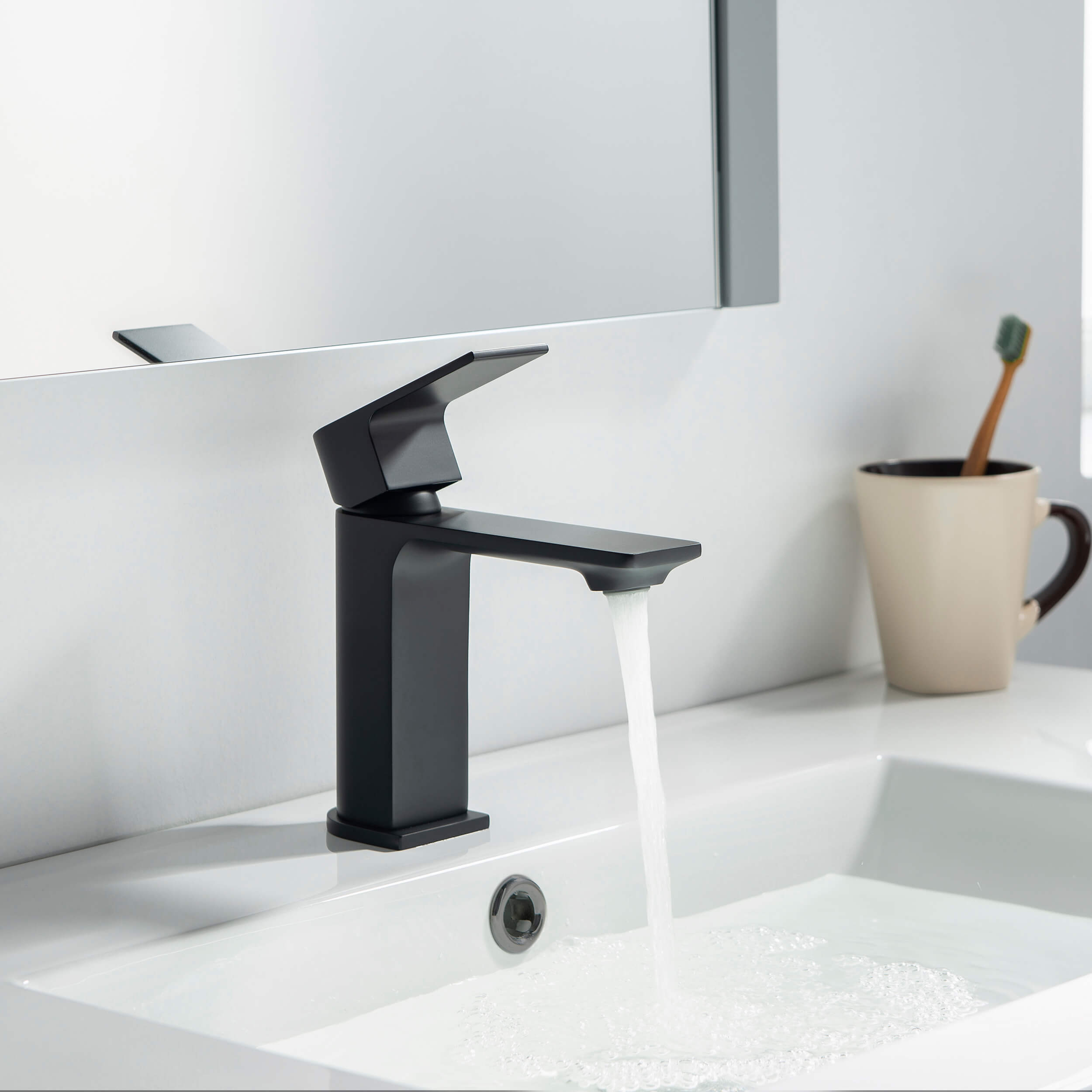 Aurora Single Handle Bathroom Vanity Sink Faucet with Pop Up Drain CBF-1001  - Shop at Home Craft Studio - 21