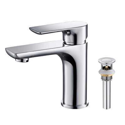 Austin Single Handle Bathroom Vanity Sink Faucet with Pop Up Drain - CBF-1019  - Shop at Home Craft Studio - 13