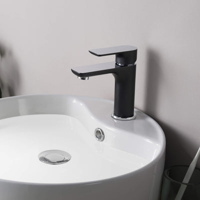Austin Single Handle Bathroom Vanity Sink Faucet with Pop Up Drain - CBF-1019  - Shop at Home Craft Studio - 27