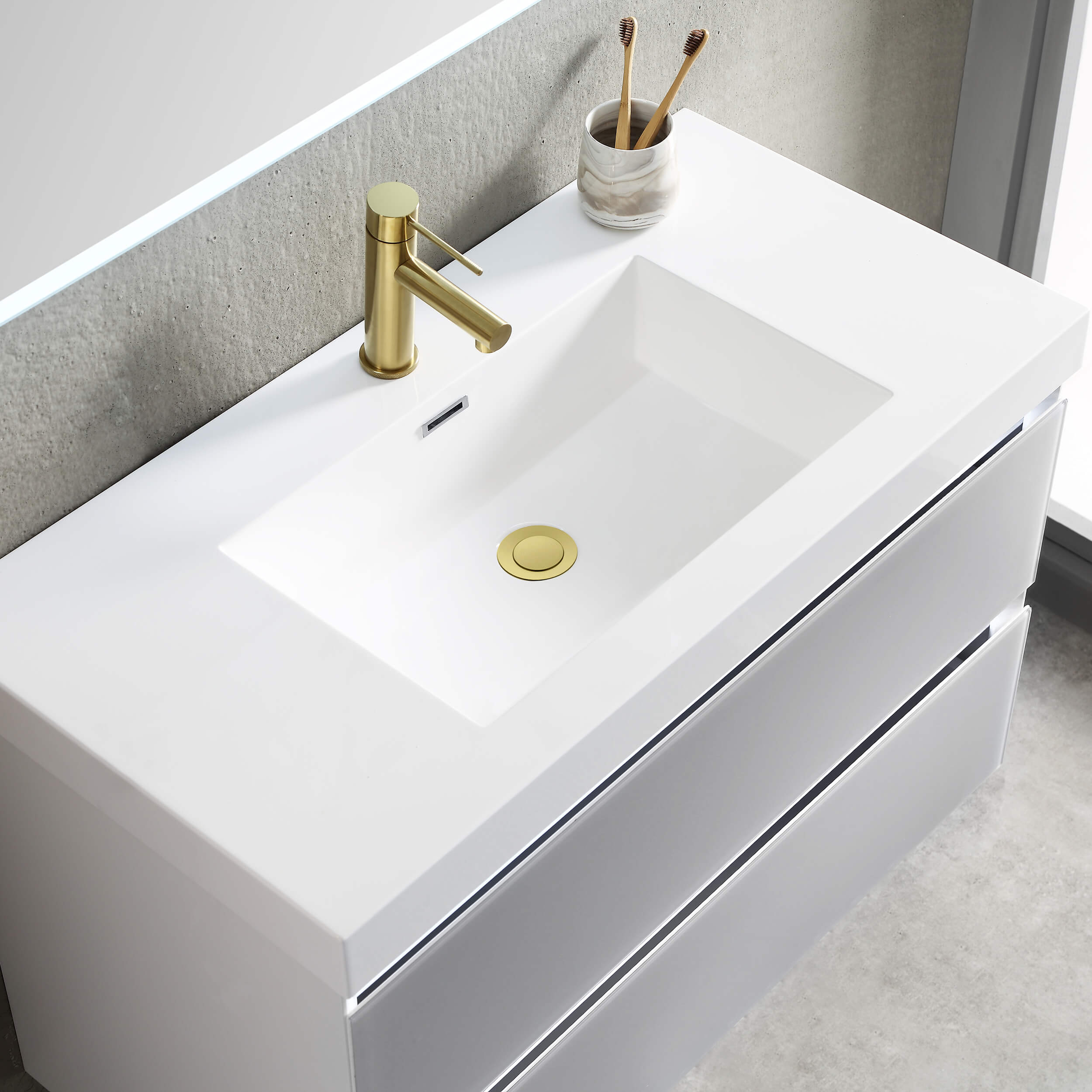 Bathroom Sink Pop Up Drain Stopper Small Cover with Overflow - PW-1  - Shop at Home Craft Studio - 3