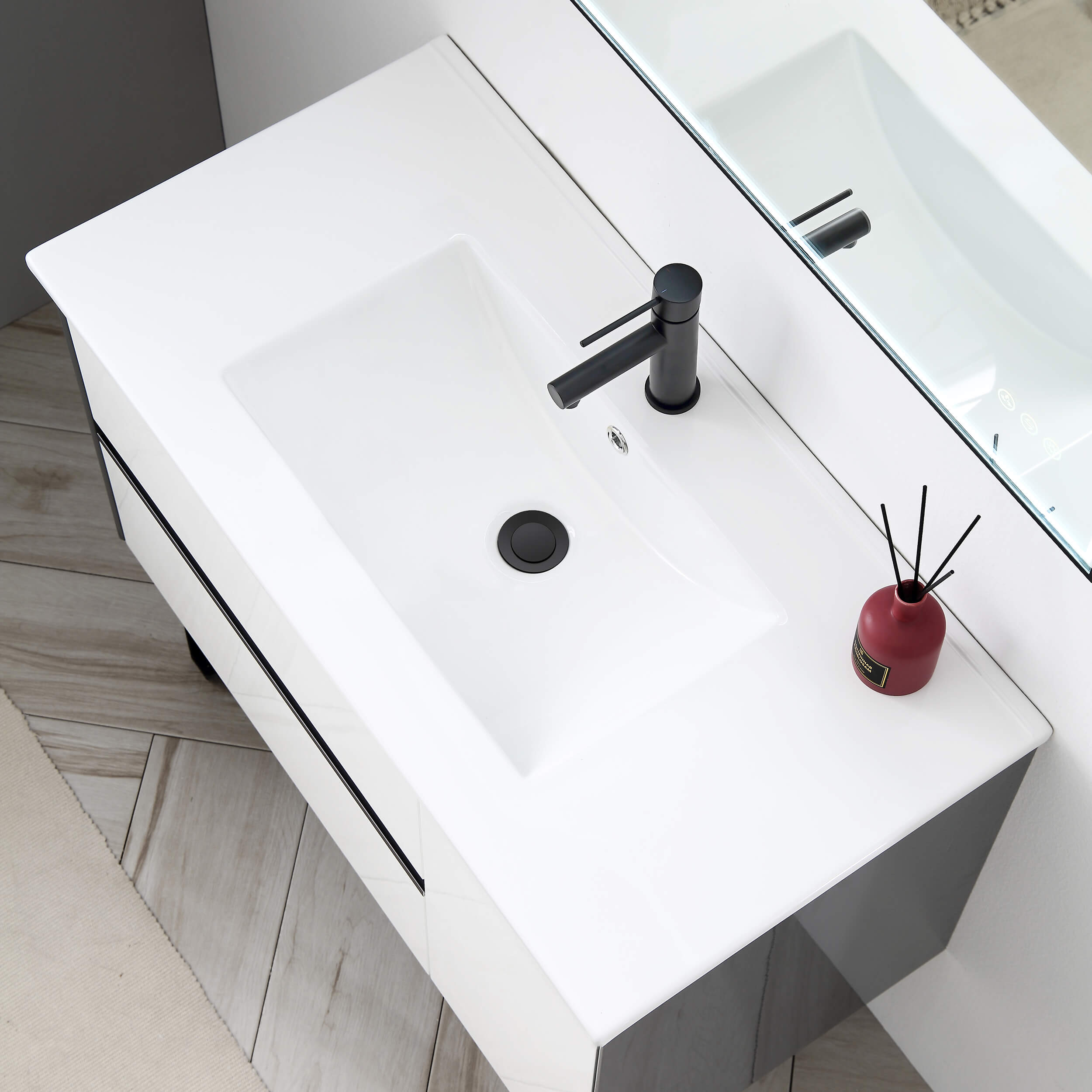 Bathroom Sink Pop Up Drain Stopper Small Cover with Overflow - PW-1  - Shop at Home Craft Studio - 20