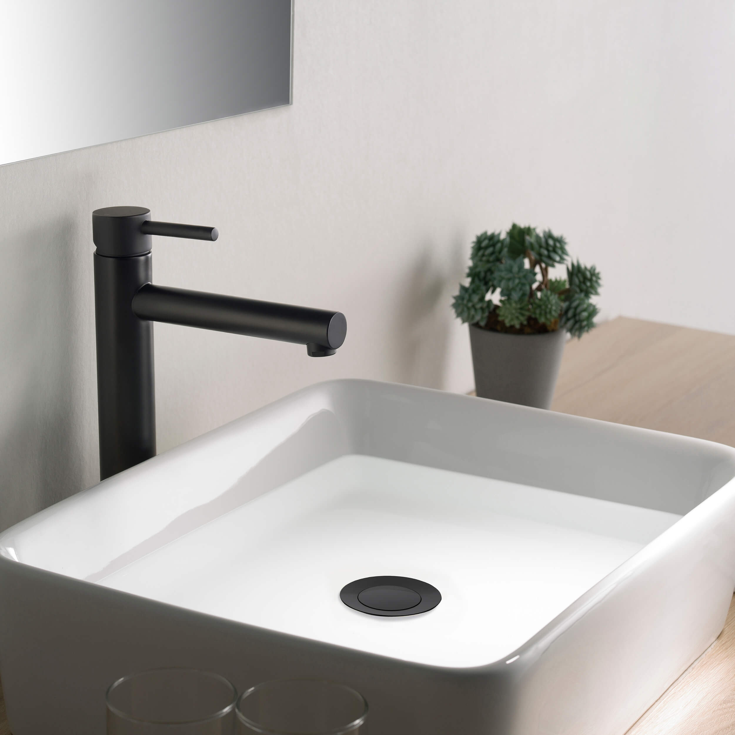 Bathroom Sink Pop Up Drain Stopper Small Cover without Overflow - PW-2  - Shop at Home Craft Studio - 22