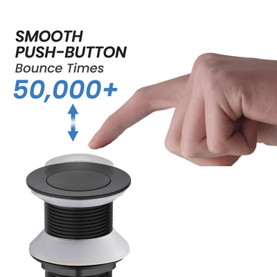 Bathroom Sink Pop Up Drain Stopper Small Cover without Overflow - PW-2  - Shop at Home Craft Studio - 26