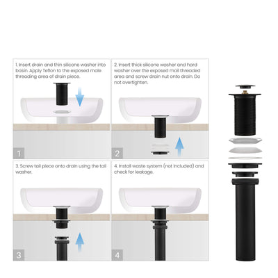 Bathroom Sink Pop Up Drain Stopper Small Cover without Overflow - PW-2  - Shop at Home Craft Studio - 24