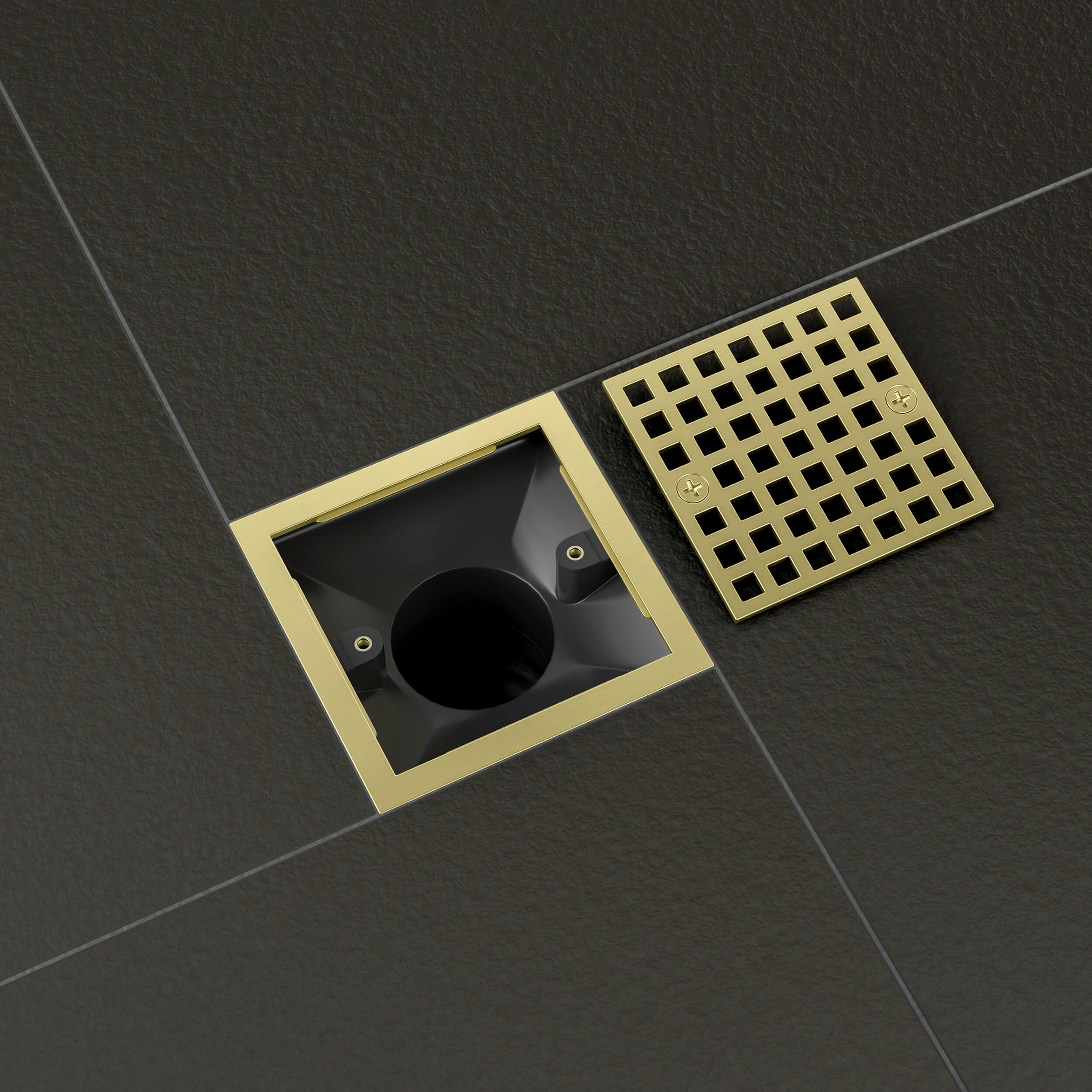 Casa 4" Tile-In Shower Drain - CFD-0401  - Shop at Home Craft Studio - 3