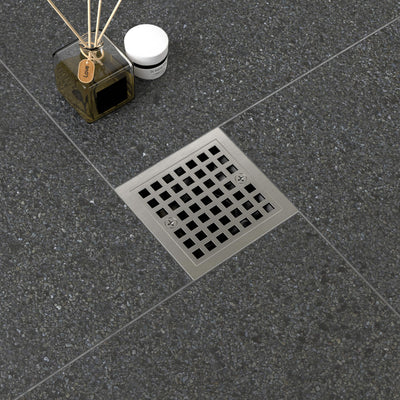 Casa 4" Tile-In Shower Drain - CFD-0401  - Shop at Home Craft Studio - 15