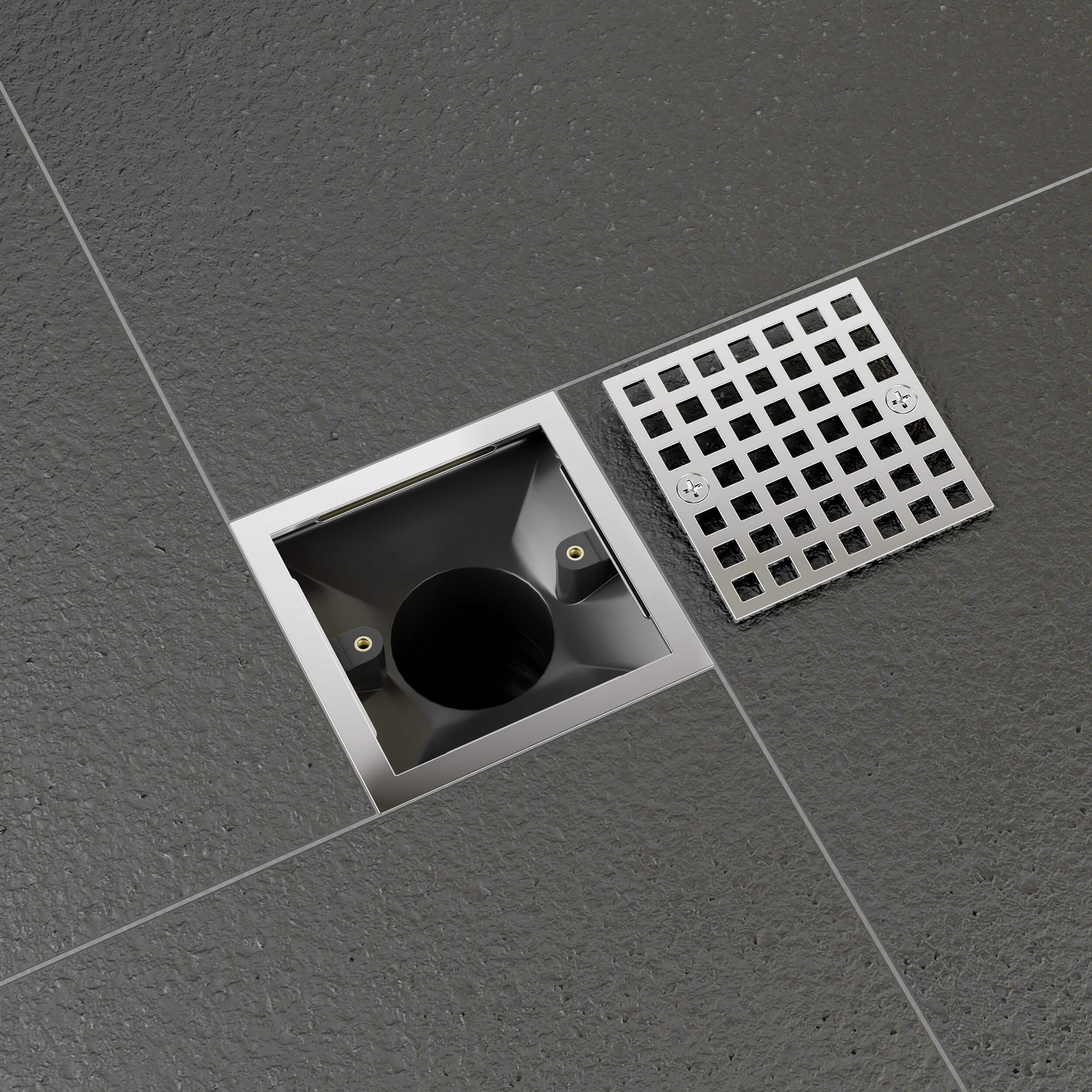 Casa 4" Tile-In Shower Drain - CFD-0401  - Shop at Home Craft Studio - 24