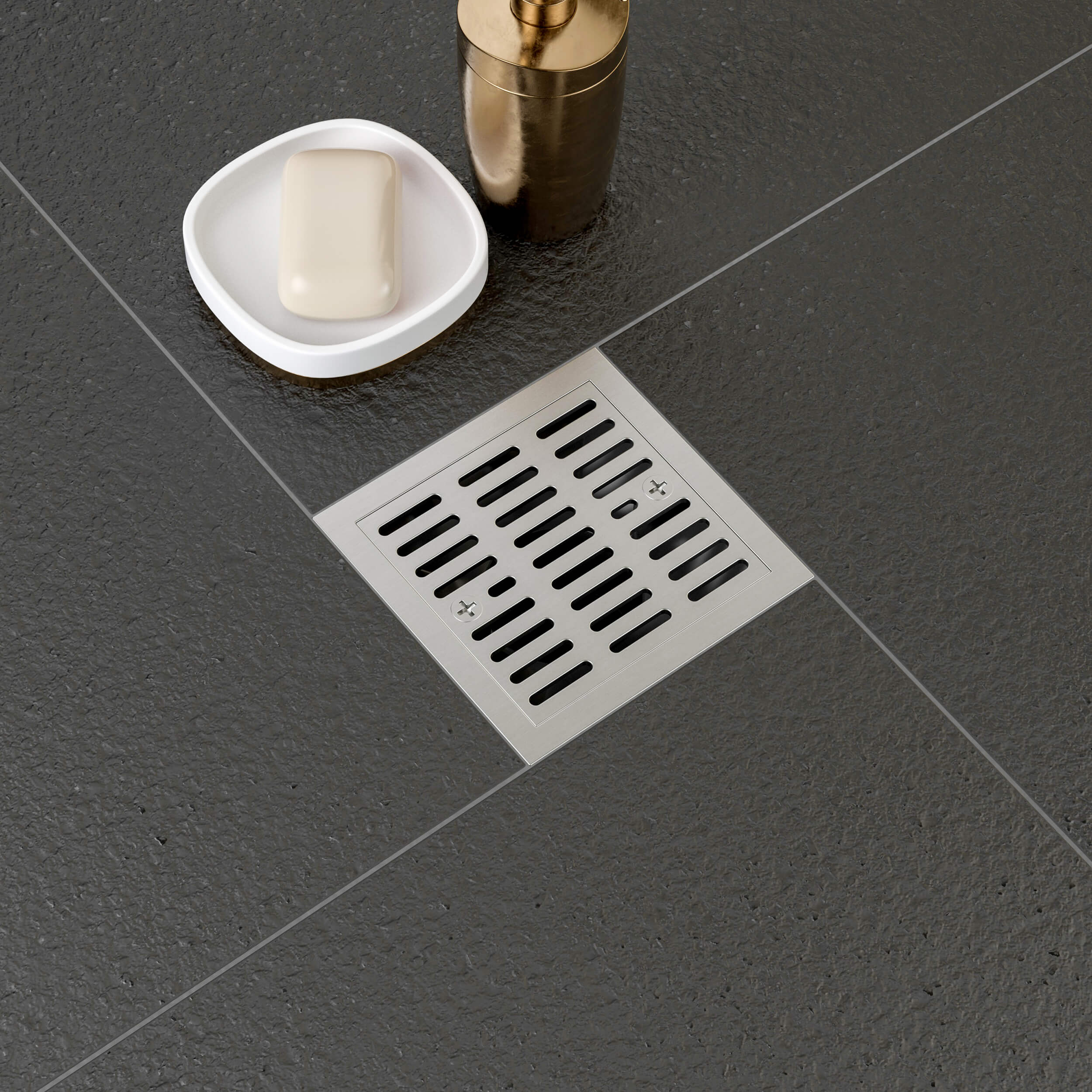 Casa 4" Tile-In Shower Drain - CFD-0402  - Shop at Home Craft Studio - 14