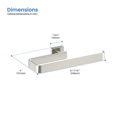 Fusion 10 inch Bathroom Towel Bar - CBA-1603  - Shop at Home Craft Studio - 13