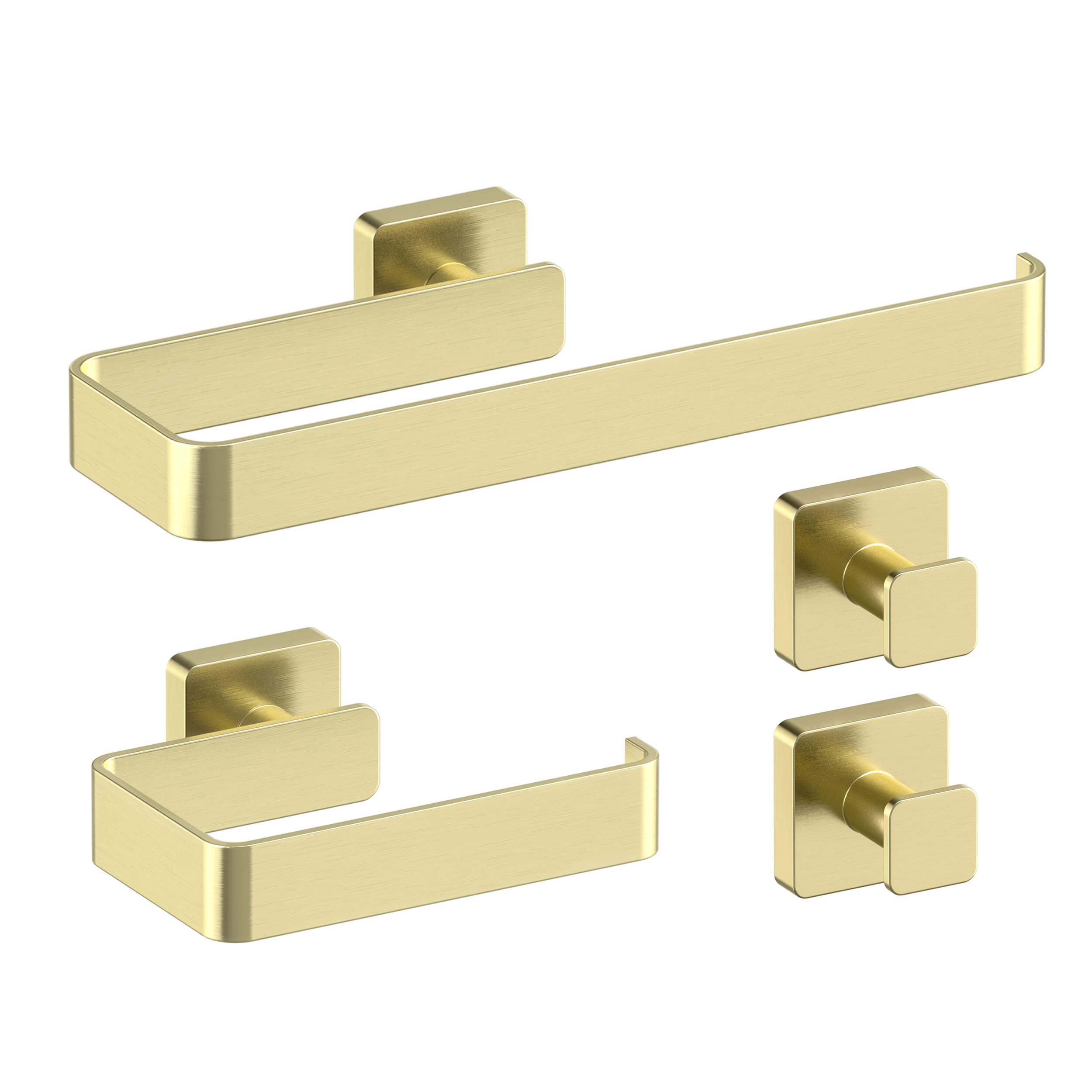 Fusion 4-Piece Bathroom Hardware Set - C-CBA16-4-1  - Shop at Home Craft Studio - 1