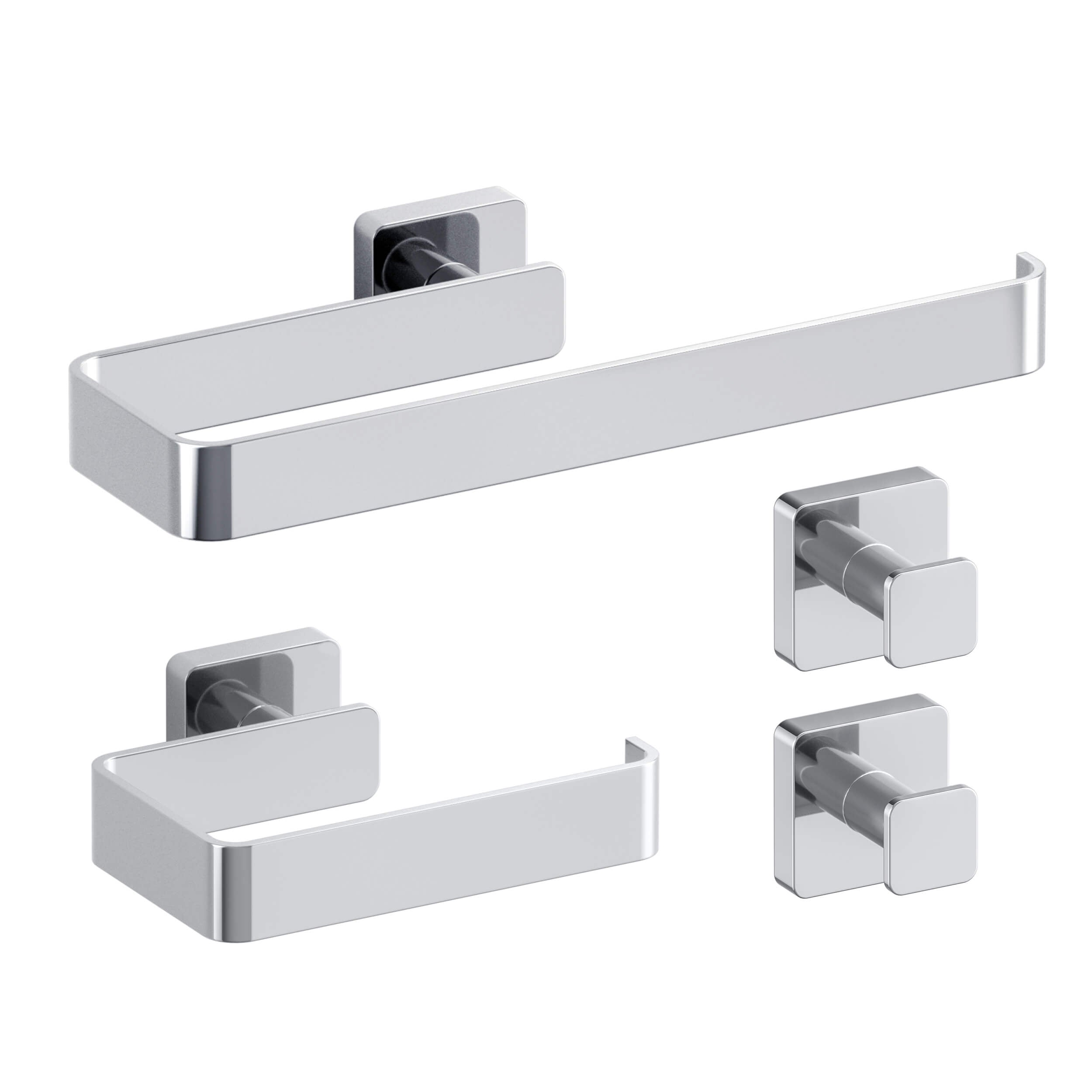 Fusion 4-Piece Bathroom Hardware Set - C-CBA16-4-1  - Shop at Home Craft Studio - 22