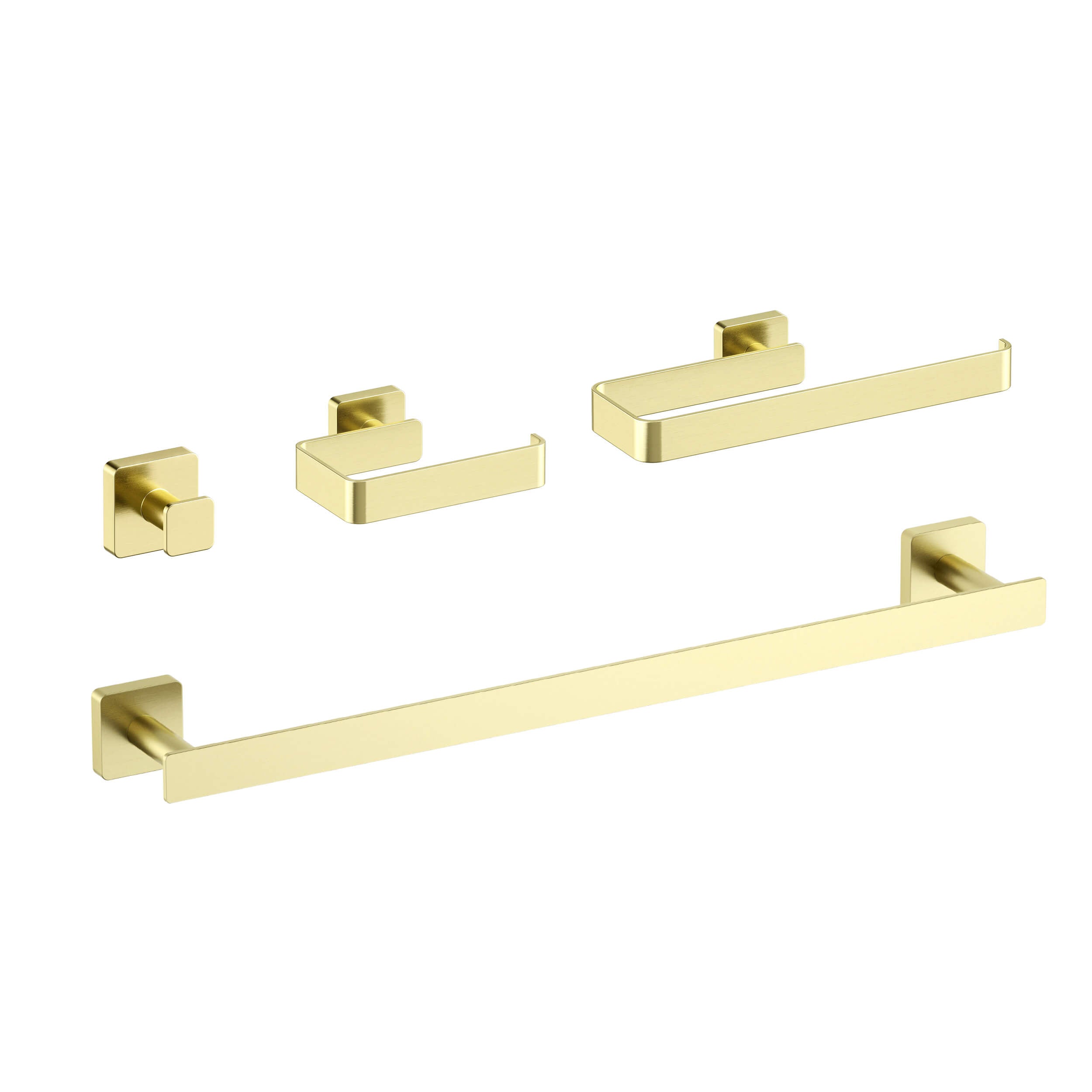 Fusion 4-Piece Bathroom Hardware Set - C-CBA16-4-2  - Shop at Home Craft Studio - 1