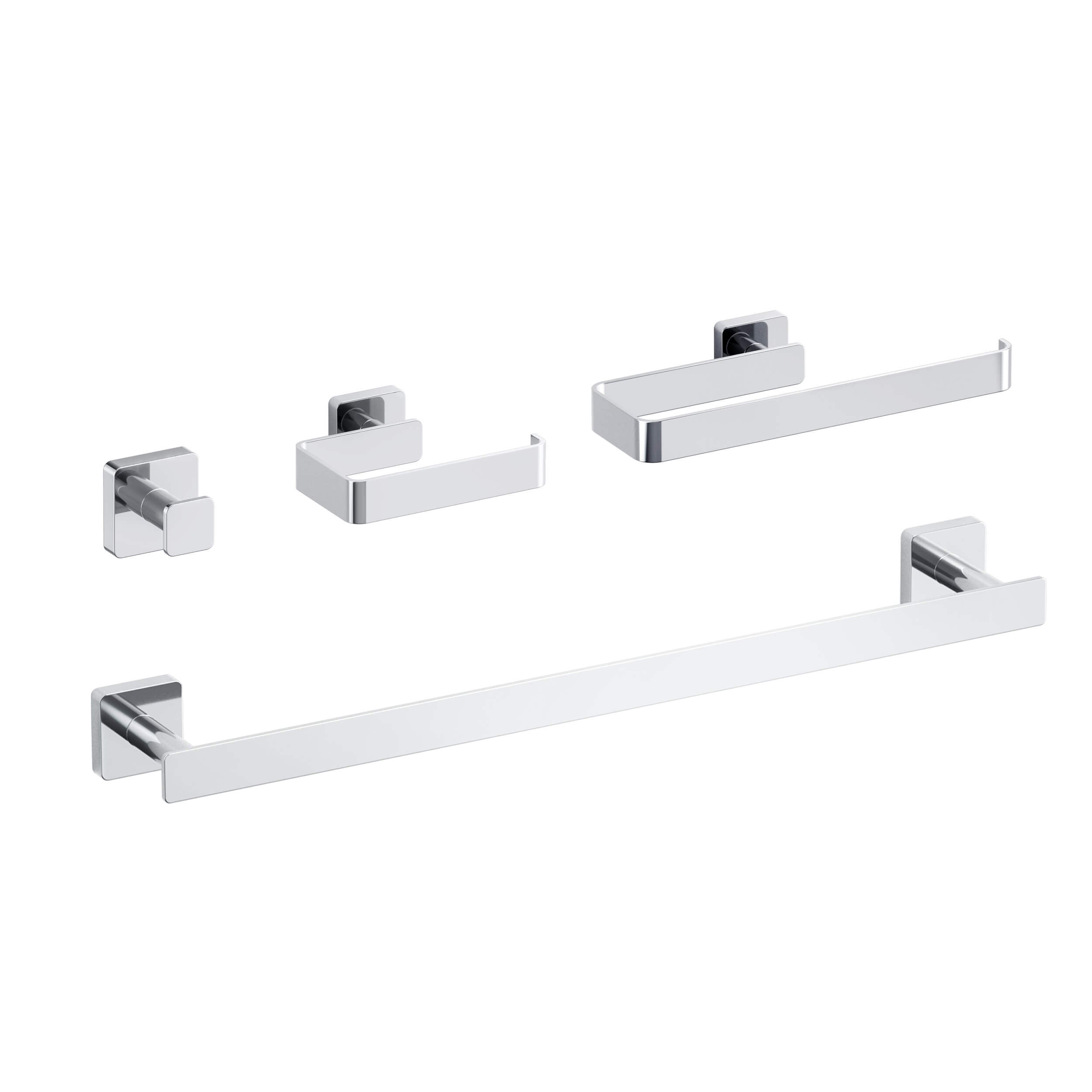 Fusion 4-Piece Bathroom Hardware Set - C-CBA16-4-2  - Shop at Home Craft Studio - 13