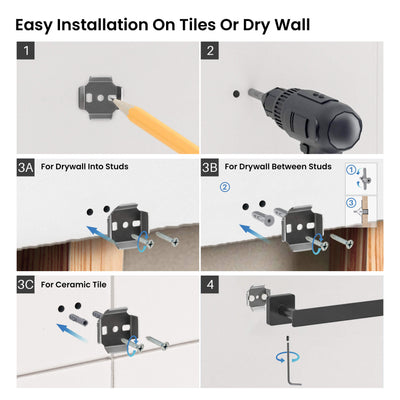 Fusion 4-Piece Bathroom Hardware Set - C-CBA16-4-2  - Shop at Home Craft Studio - 18