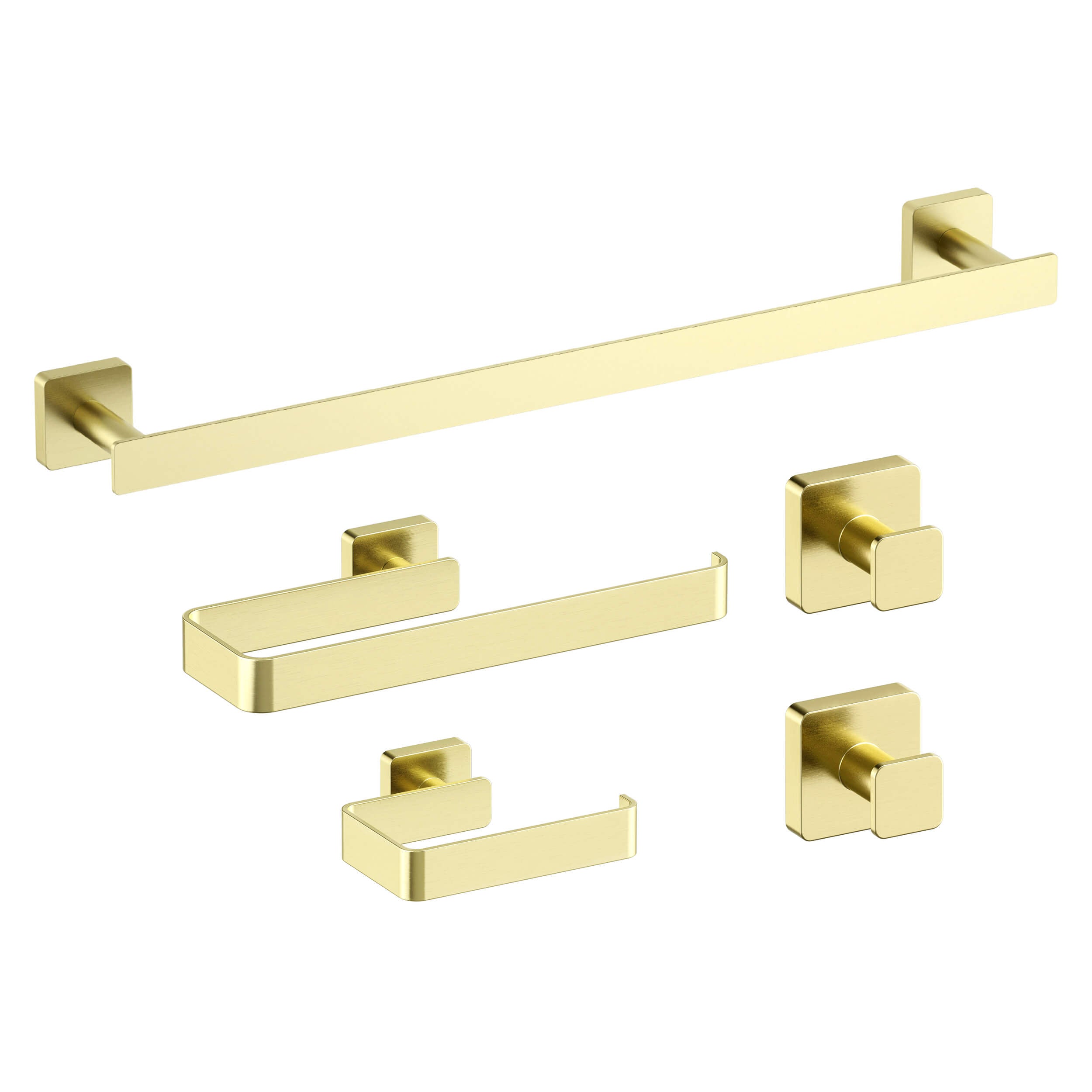 Fusion 5-Piece Bathroom Hardware Set - C-CBA16-5-1  - Shop at Home Craft Studio - 1