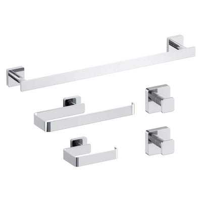 Fusion 5-Piece Bathroom Hardware Set - C-CBA16-5-1  - Shop at Home Craft Studio - 13