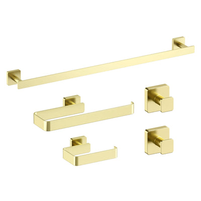 Fusion 5-Piece Bathroom Hardware Set - C-CBA16-5  - Shop at Home Craft Studio - 1