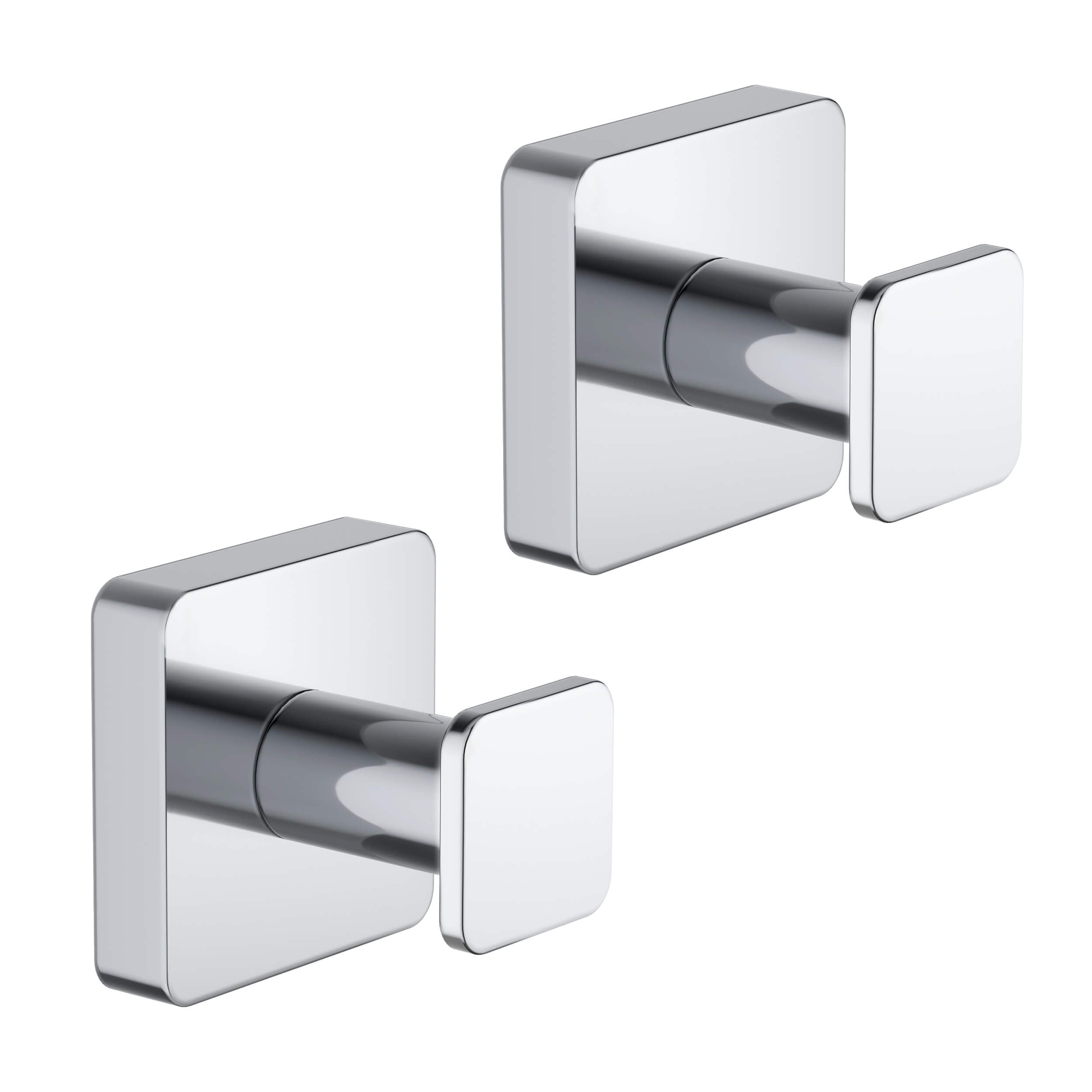 Fusion Bathroom Towel & Robe Hook 2 Count - CBA-1601-2PC  - Shop at Home Craft Studio - 17