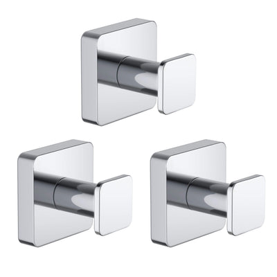Fusion Bathroom Towel & Robe Hook 3 Count - CBA-1601-3PC  - Shop at Home Craft Studio - 17