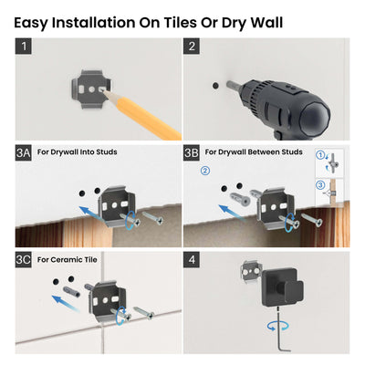 Fusion Bathroom Towel & Robe Hook -  CBA-1601  - Shop at Home Craft Studio - 8