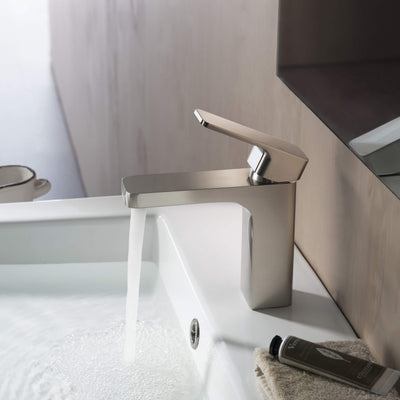 Fusion Single Handle Bathroom Vanity Sink Faucet with Pop Up Drain - CBF-1017  - Shop at Home Craft Studio - 7
