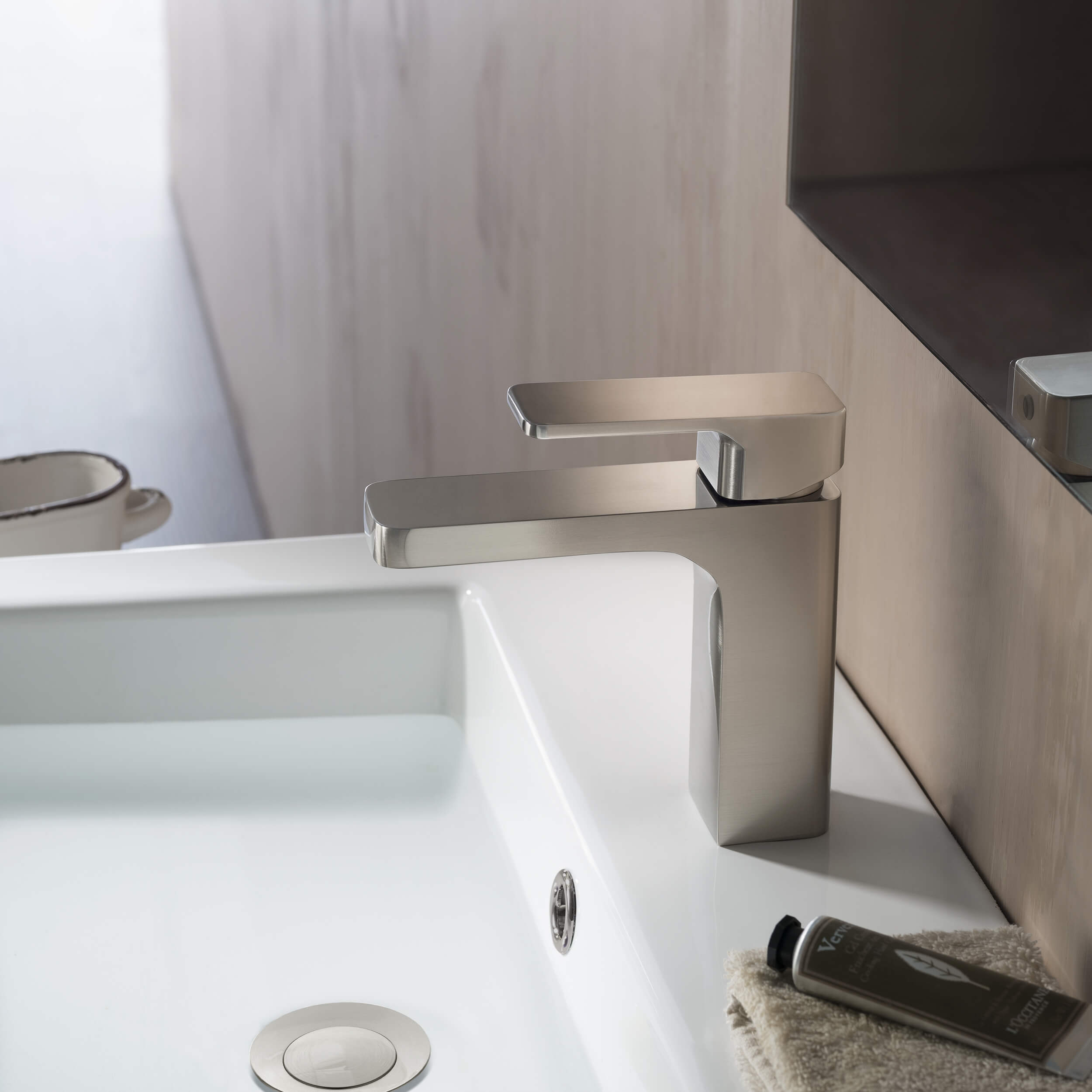 Fusion Single Handle Bathroom Vanity Sink Faucet with Pop Up Drain - CBF-1017  - Shop at Home Craft Studio - 8
