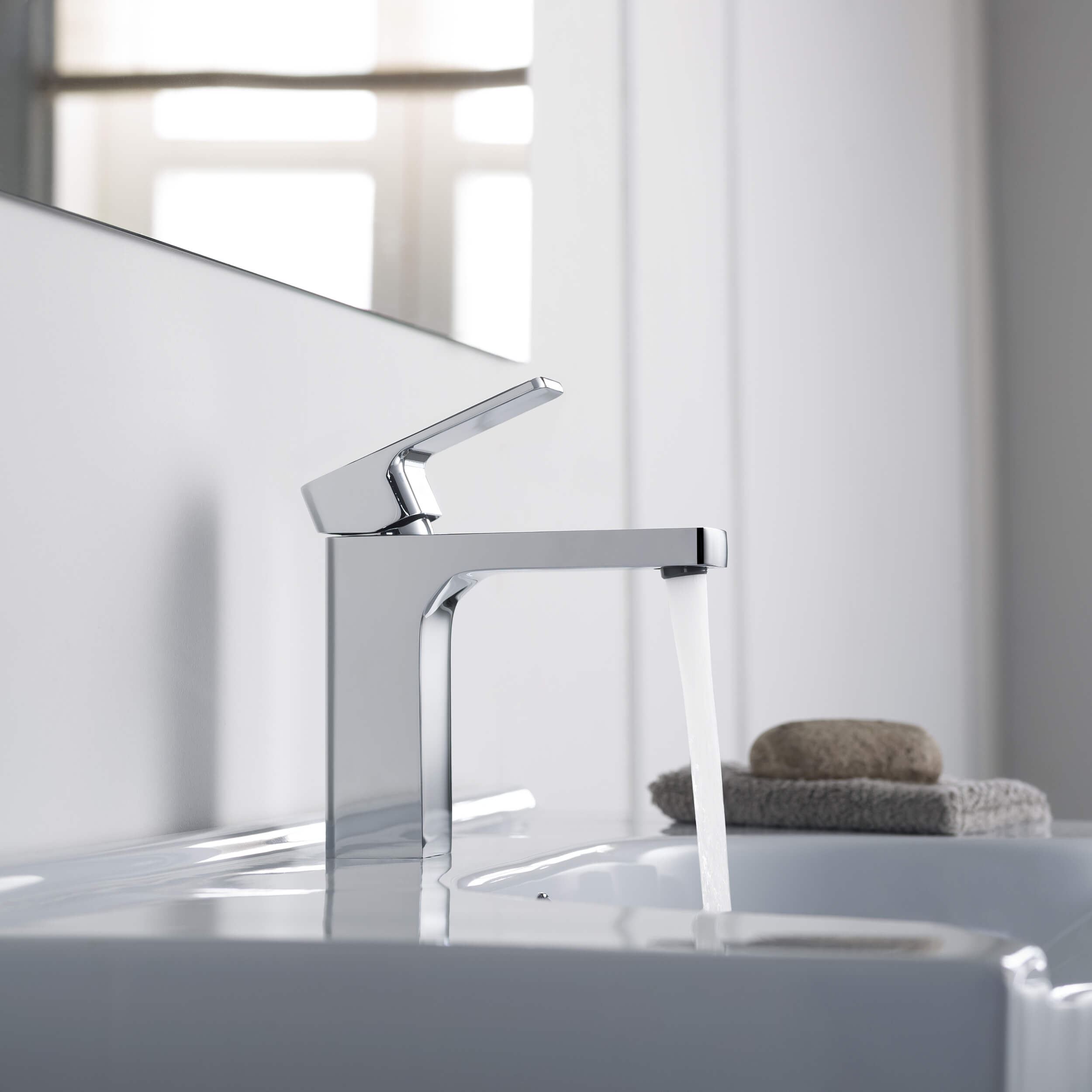 Fusion Single Handle Bathroom Vanity Sink Faucet with Pop Up Drain - CBF-1017  - Shop at Home Craft Studio - 14