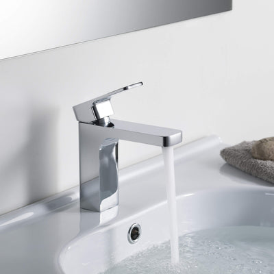 Fusion Single Handle Bathroom Vanity Sink Faucet with Pop Up Drain - CBF-1017  - Shop at Home Craft Studio - 16