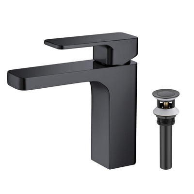 Fusion Single Handle Bathroom Vanity Sink Faucet with Pop Up Drain - CBF-1017  - Shop at Home Craft Studio - 18