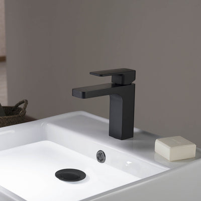 Fusion Single Handle Bathroom Vanity Sink Faucet with Pop Up Drain - CBF-1017  - Shop at Home Craft Studio - 21