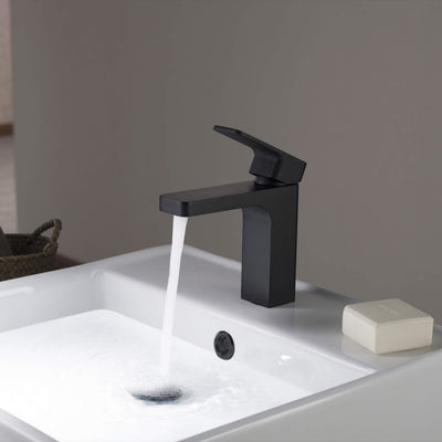 Fusion Single Handle Bathroom Vanity Sink Faucet with Pop Up Drain - CBF-1017  - Shop at Home Craft Studio - 22