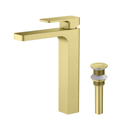 Fusion Single Handle Bathroom Vessel Sink Faucet with Pop Up Drain - CBF-1018  - Shop at Home Craft Studio - 1