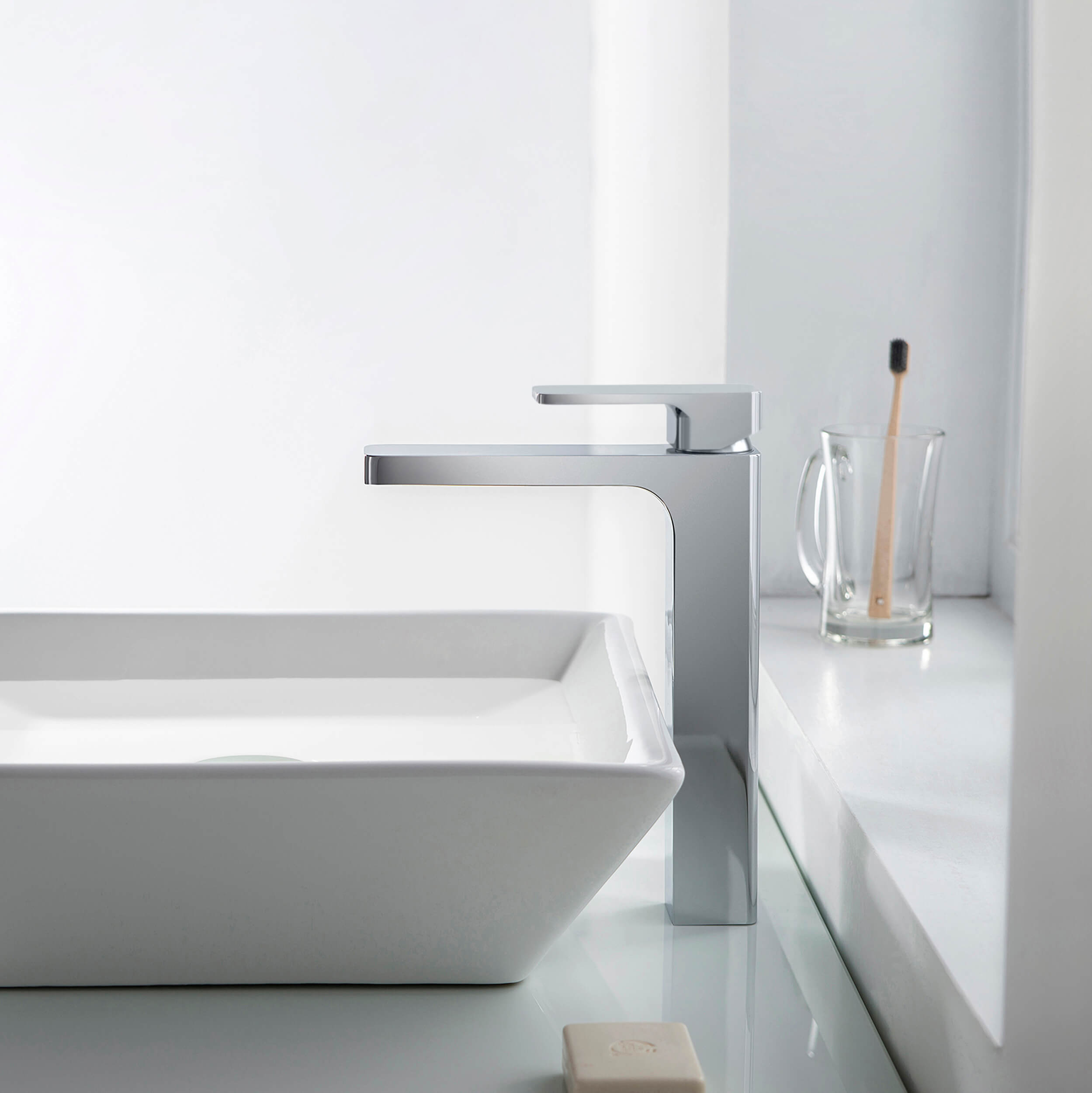 Fusion Single Handle Bathroom Vessel Sink Faucet with Pop Up Drain - CBF-1018  - Shop at Home Craft Studio - 12