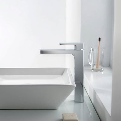 Fusion Single Handle Bathroom Vessel Sink Faucet with Pop Up Drain - CBF-1018  - Shop at Home Craft Studio - 12