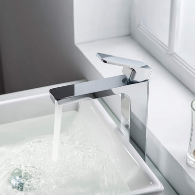 Fusion Single Handle Bathroom Vessel Sink Faucet with Pop Up Drain - CBF-1018  - Shop at Home Craft Studio - 14