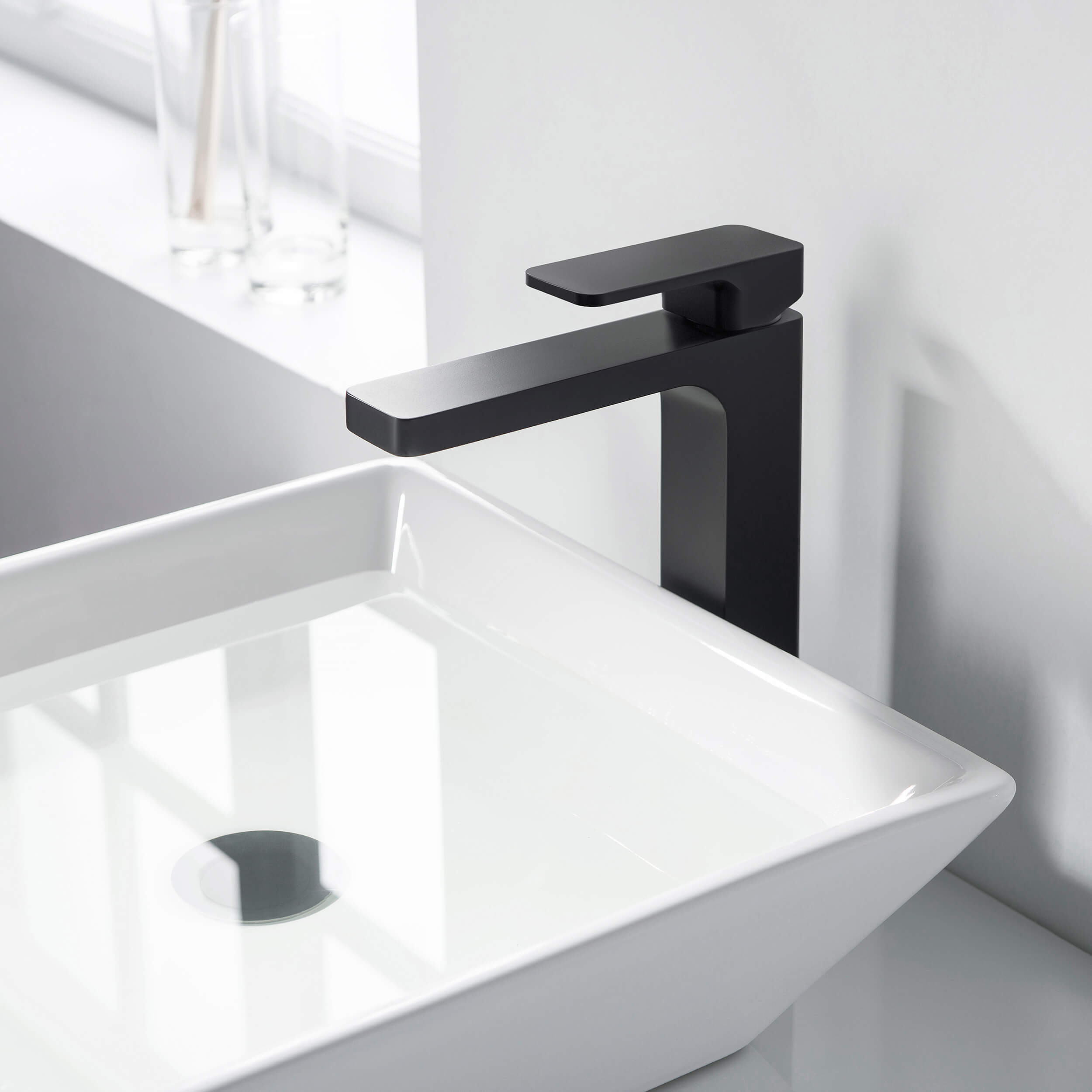 Fusion Single Handle Bathroom Vessel Sink Faucet with Pop Up Drain - CBF-1018  - Shop at Home Craft Studio - 19