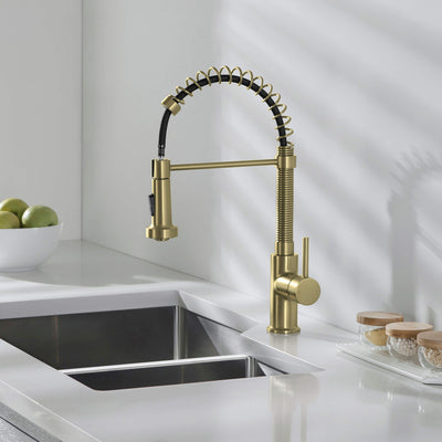Genova Commercial Style Single Handle Pull Down Kitchen Sink Faucet - CKF-2003  - Shop at Home Craft Studio - 2