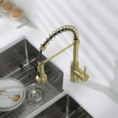 Genova Commercial Style Single Handle Pull Down Kitchen Sink Faucet - CKF-2003  - Shop at Home Craft Studio - 7
