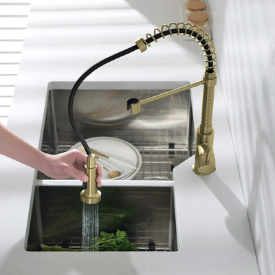 Genova Commercial Style Single Handle Pull Down Kitchen Sink Faucet - CKF-2003  - Shop at Home Craft Studio - 8