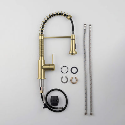 Genova Commercial Style Single Handle Pull Down Kitchen Sink Faucet - CKF-2003  - Shop at Home Craft Studio - 9